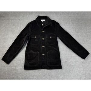 Wallace & Barnes Chore Jacket Mens XS Brown Corduroy Shacket Workwear Field Coat